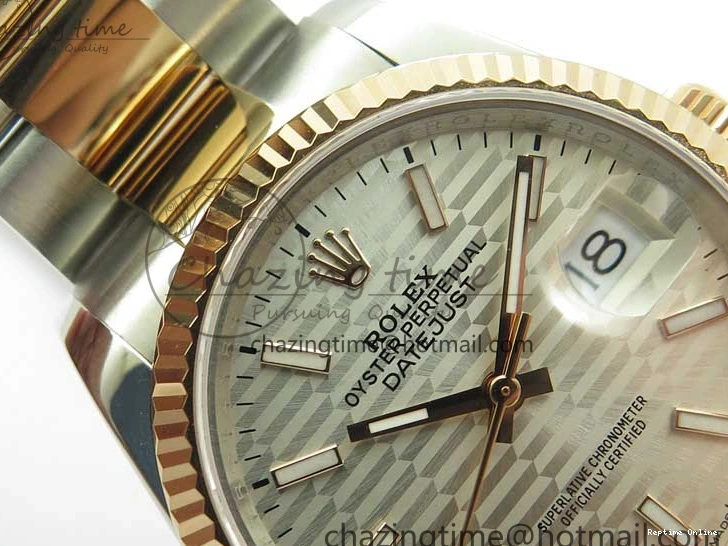 0401 DateJust 36 SS RG 126231 BP Maker 1:1 Best Edition Silver Dial on Oyster Bracelet EasyMatch 2511